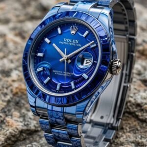 ROLEX OYSTER BLUE WATCH 30% off