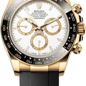 GOLD WHITE DIAL WATCH 30% off